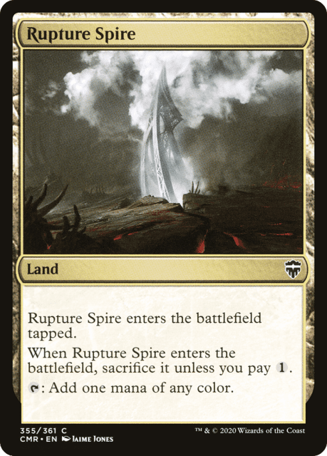 Rupture Spire (355) — Commander Legends