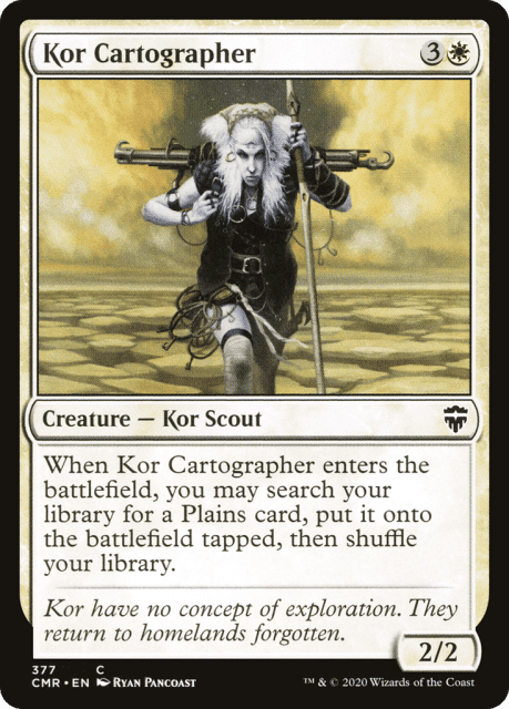 Kor Cartographer (377) — Commander Legends