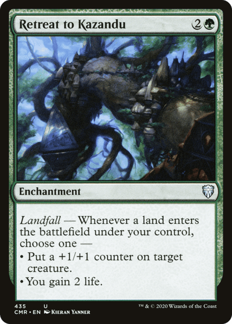 Retreat to Kazandu (435) — Commander Legends