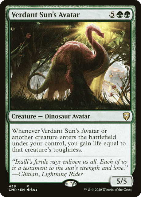 Verdant Sun's Avatar (439) — Commander Legends