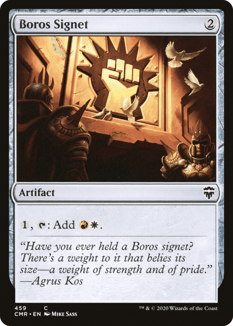 Boros Signet (459) — Commander Legends