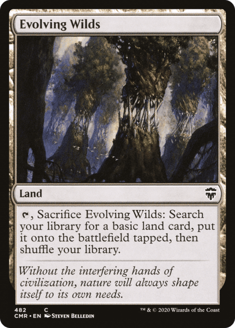 Evolving Wilds (482) — Commander Legends
