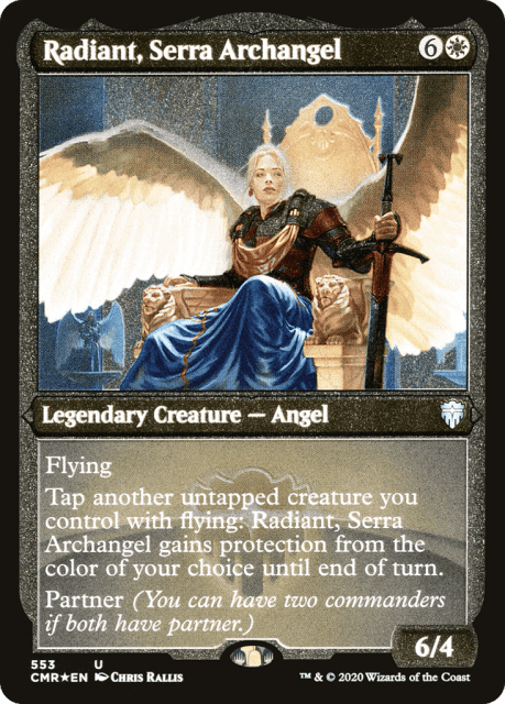 Radiant, Serra Archangel (553) — Commander Legends