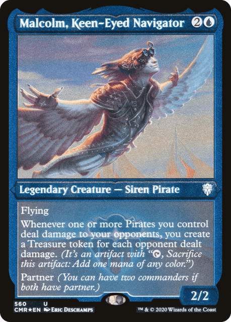 Malcolm, Keen-Eyed Navigator (560) — Commander Legends