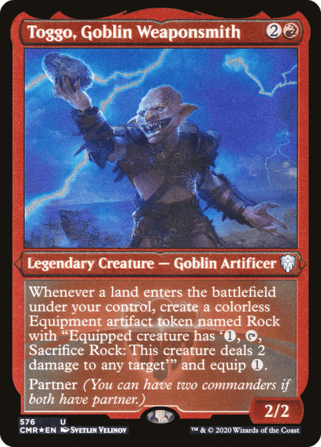 Toggo, Goblin Weaponsmith (576) — Commander Legends