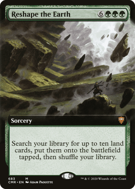 Reshape the Earth (683) — Commander Legends