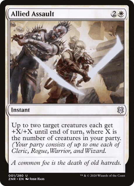 Allied Assault (1) — Zendikar Rising