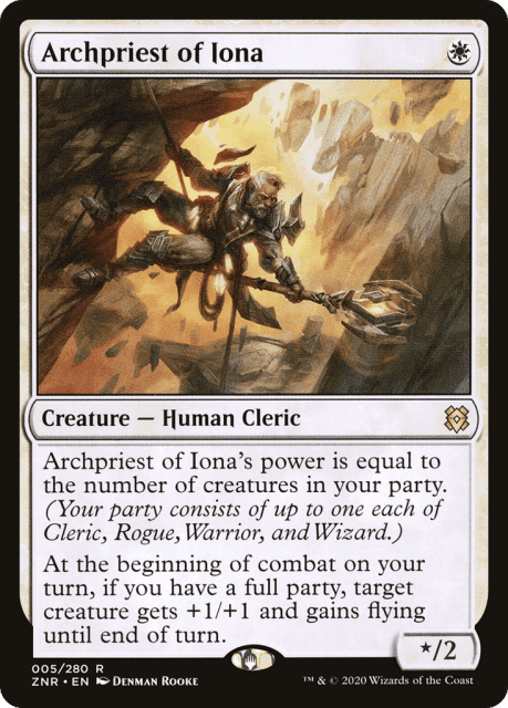 Archpriest of Iona (5) — Zendikar Rising