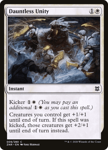 Dauntless Unity (9) — Zendikar Rising