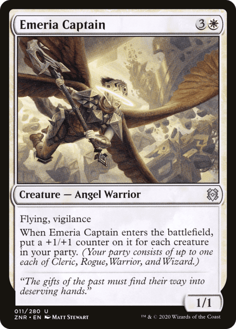Emeria Captain (11) — Zendikar Rising