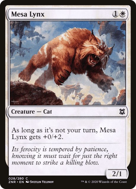 Mesa Lynx (28) — Zendikar Rising