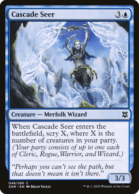 Cascade Seer (48) — Zendikar Rising