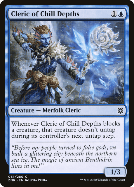 Cleric of Chill Depths (51) — Zendikar Rising