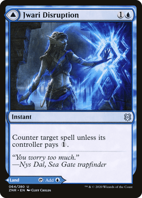 Jwari Disruption // Jwari Ruins (64) — Zendikar Rising
