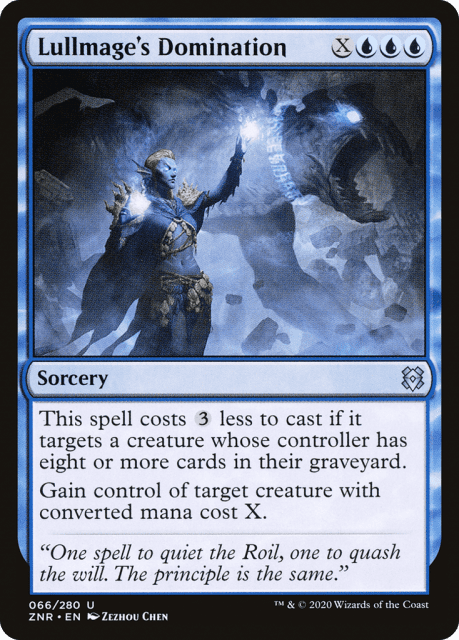 Lullmage's Domination (66) — Zendikar Rising