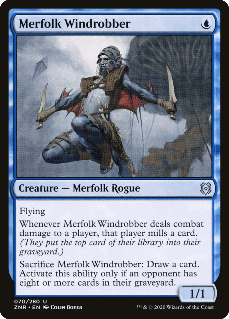 Merfolk Windrobber (70) — Zendikar Rising
