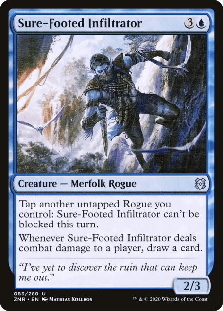 Sure-Footed Infiltrator (83) — Zendikar Rising