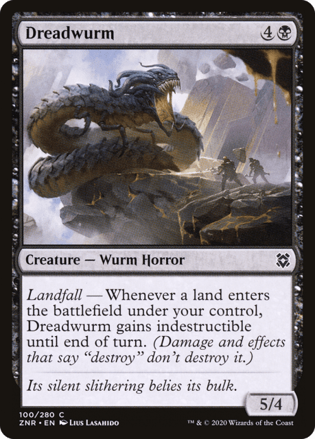 Dreadwurm (100) — Zendikar Rising
