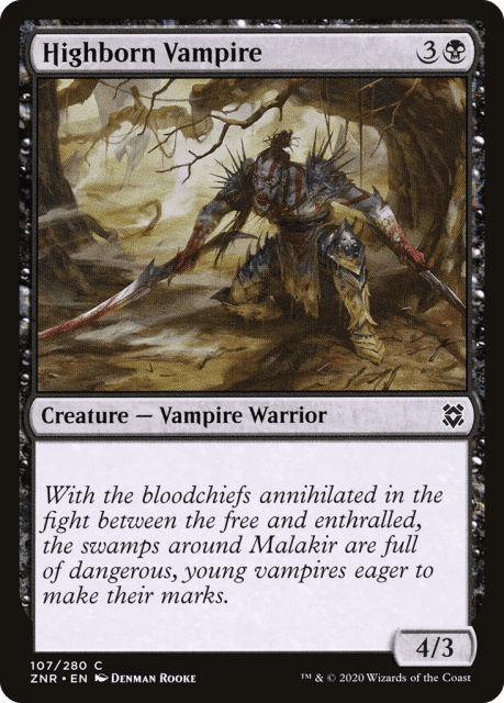 Highborn Vampire (107) — Zendikar Rising