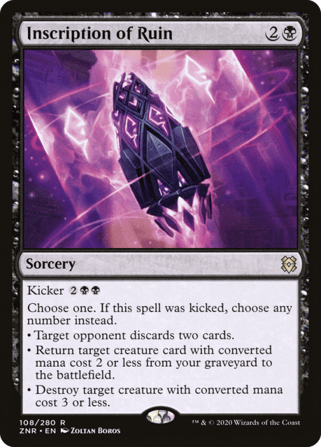 Inscription of Ruin (108) — Zendikar Rising