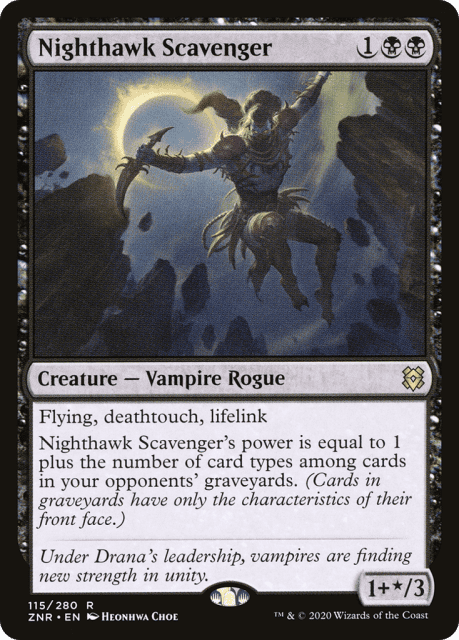 Nighthawk Scavenger (115) — Zendikar Rising