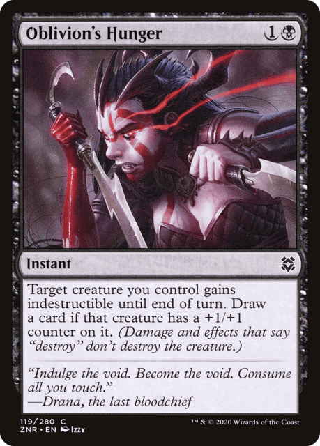 Oblivion's Hunger (119) — Zendikar Rising