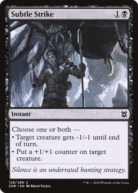 Subtle Strike (128) — Zendikar Rising