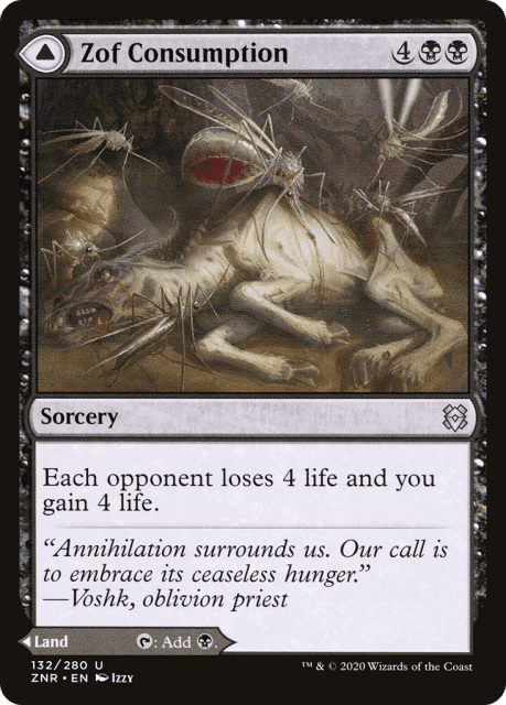 Zof Consumption // Zof Bloodbog (132) — Zendikar Rising