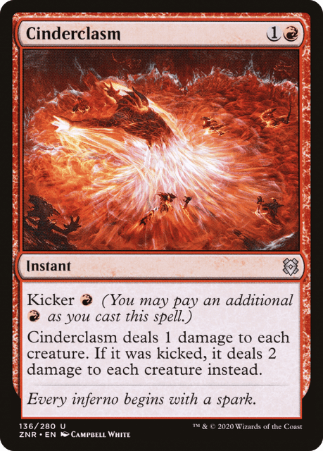 Cinderclasm (136) — Zendikar Rising
