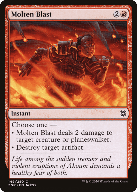 Molten Blast (149) — Zendikar Rising