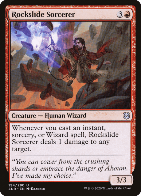 Rockslide Sorcerer (154) — Zendikar Rising