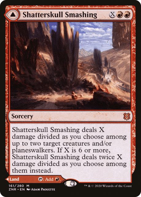 Shatterskull Smashing // Shatterskull, the Hammer Pass (161) — Zendikar Rising