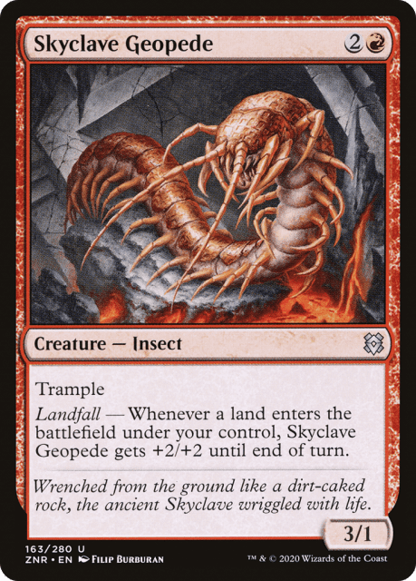 Skyclave Geopede (163) — Zendikar Rising