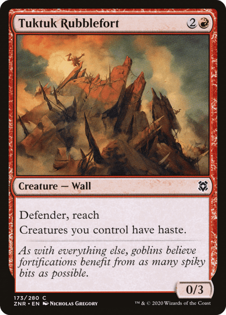 Tuktuk Rubblefort (173) — Zendikar Rising