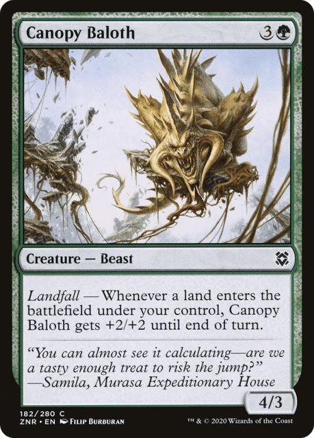 Canopy Baloth (182) — Zendikar Rising
