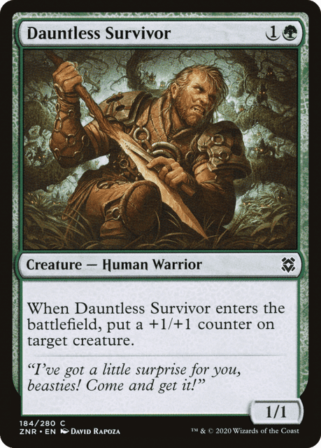 Dauntless Survivor (184) — Zendikar Rising