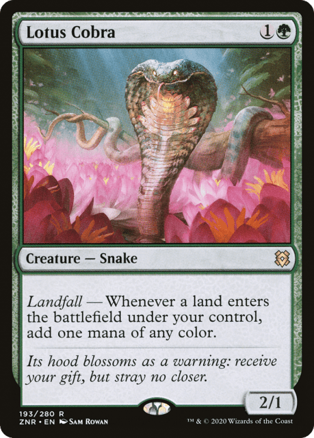 Lotus Cobra (193) — Zendikar Rising