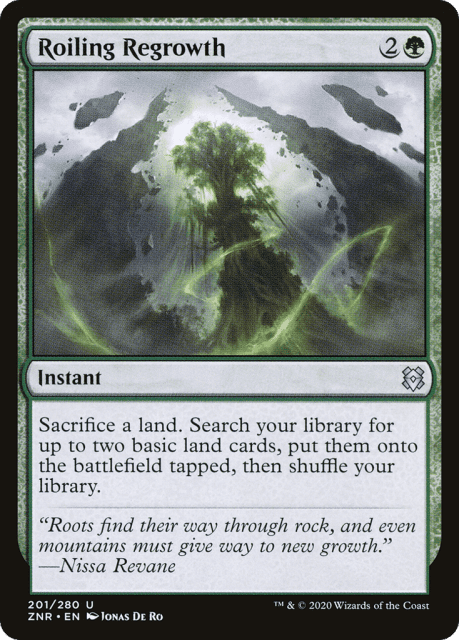 Roiling Regrowth (201) — Zendikar Rising
