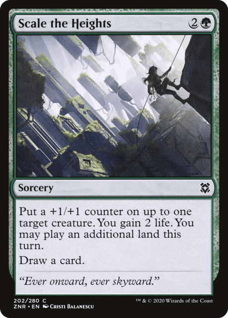 Scale the Heights (202) — Zendikar Rising