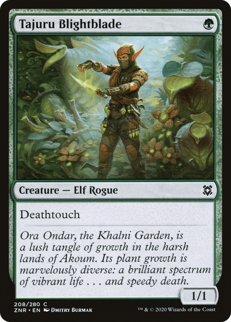Tajuru Blightblade (208) — Zendikar Rising