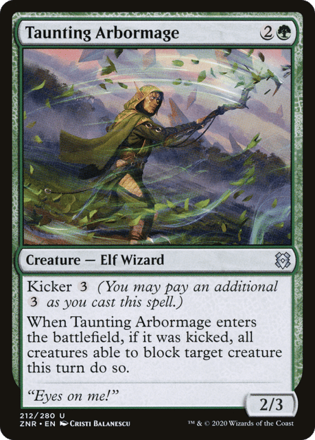 Taunting Arbormage (212) — Zendikar Rising