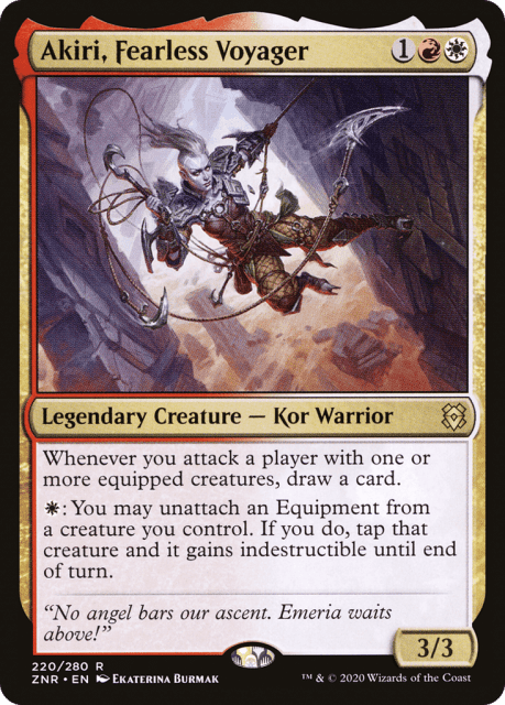 Akiri, Fearless Voyager (220) — Zendikar Rising