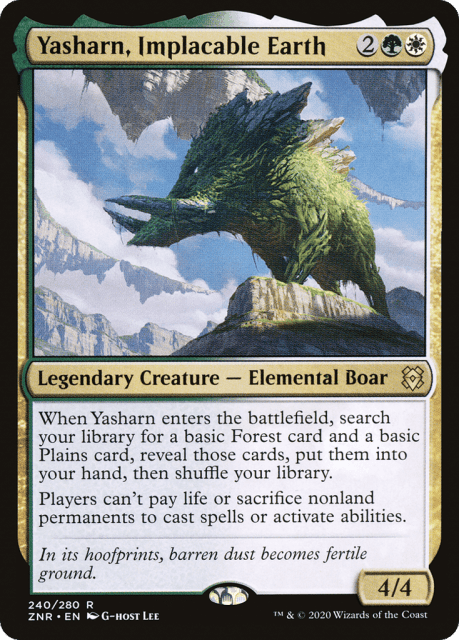 Yasharn, Implacable Earth (240) — Zendikar Rising