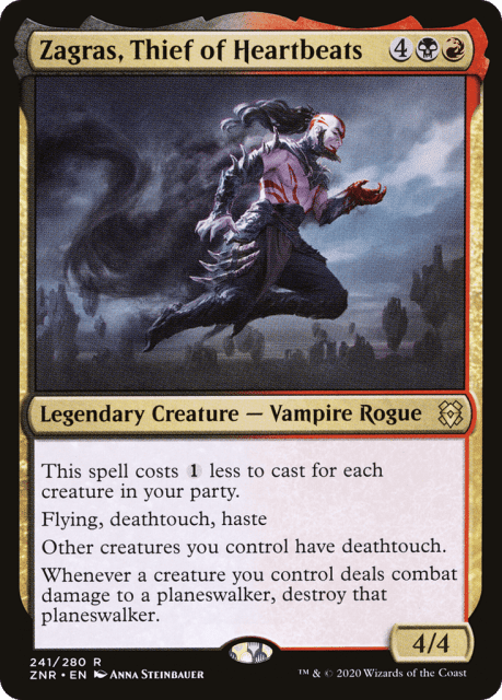 Zagras, Thief of Heartbeats (241) — Zendikar Rising