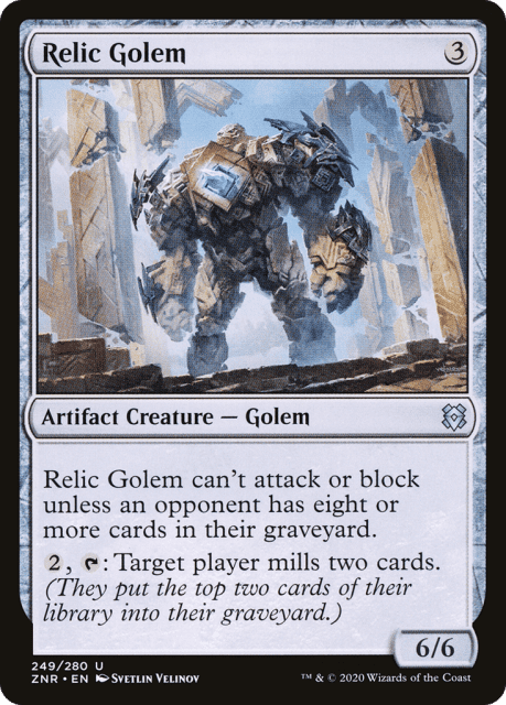 Relic Golem (249) — Zendikar Rising