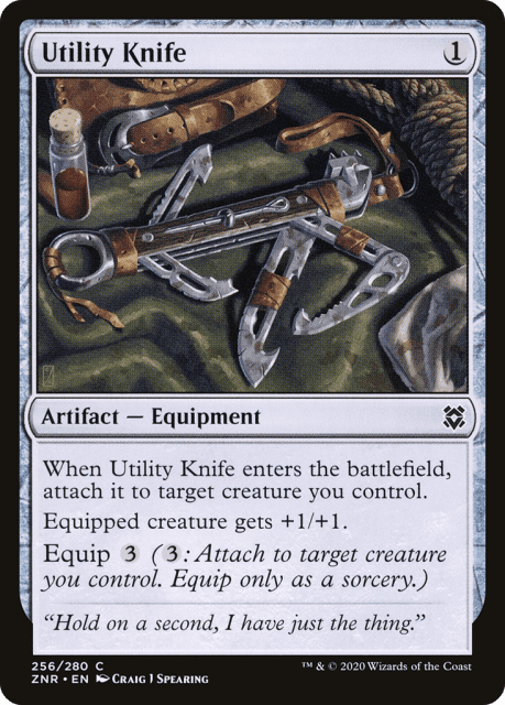 Utility Knife (256) — Zendikar Rising