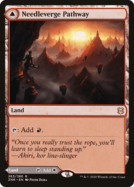 Needleverge Pathway // Pillarverge Pathway (263) — Zendikar Rising