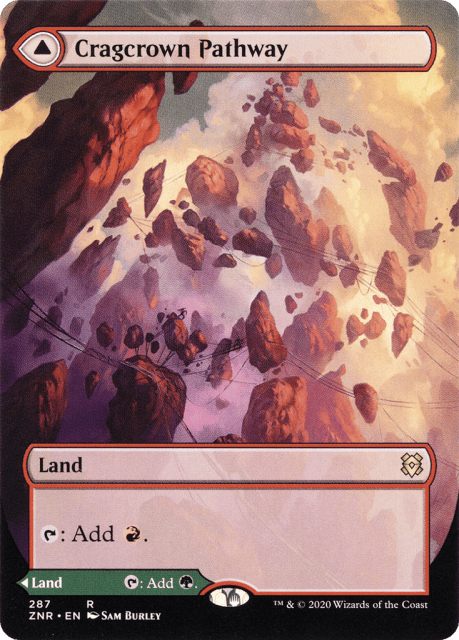 Cragcrown Pathway // Timbercrown Pathway (287) — Zendikar Rising
