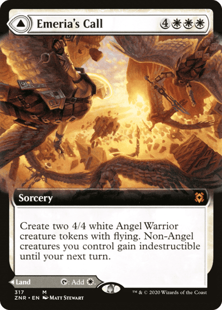 Emeria's Call // Emeria, Shattered Skyclave (317) — Zendikar Rising
