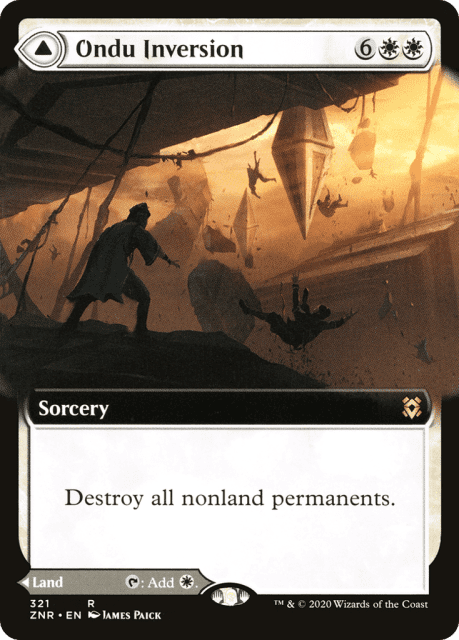 Ondu Inversion // Ondu Skyruins (321) — Zendikar Rising
